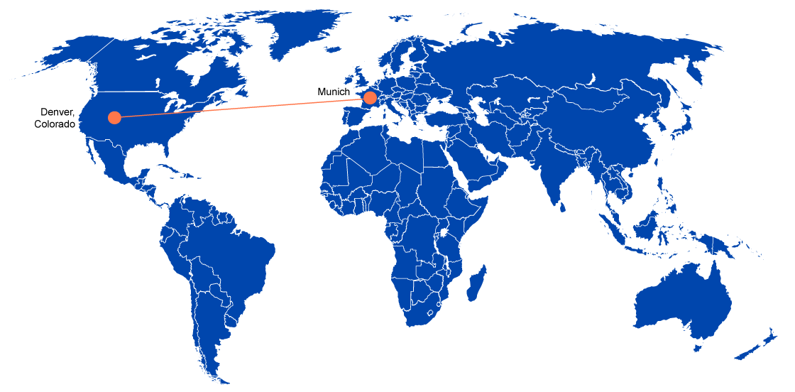 Munich – Denver, Colorado
