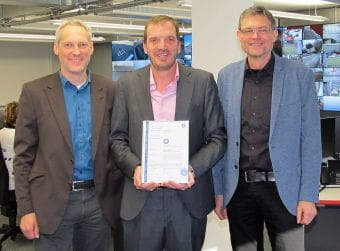 TÜV SÜD certifies SOS Surveillance SA alarm receiving centre in Switzerland