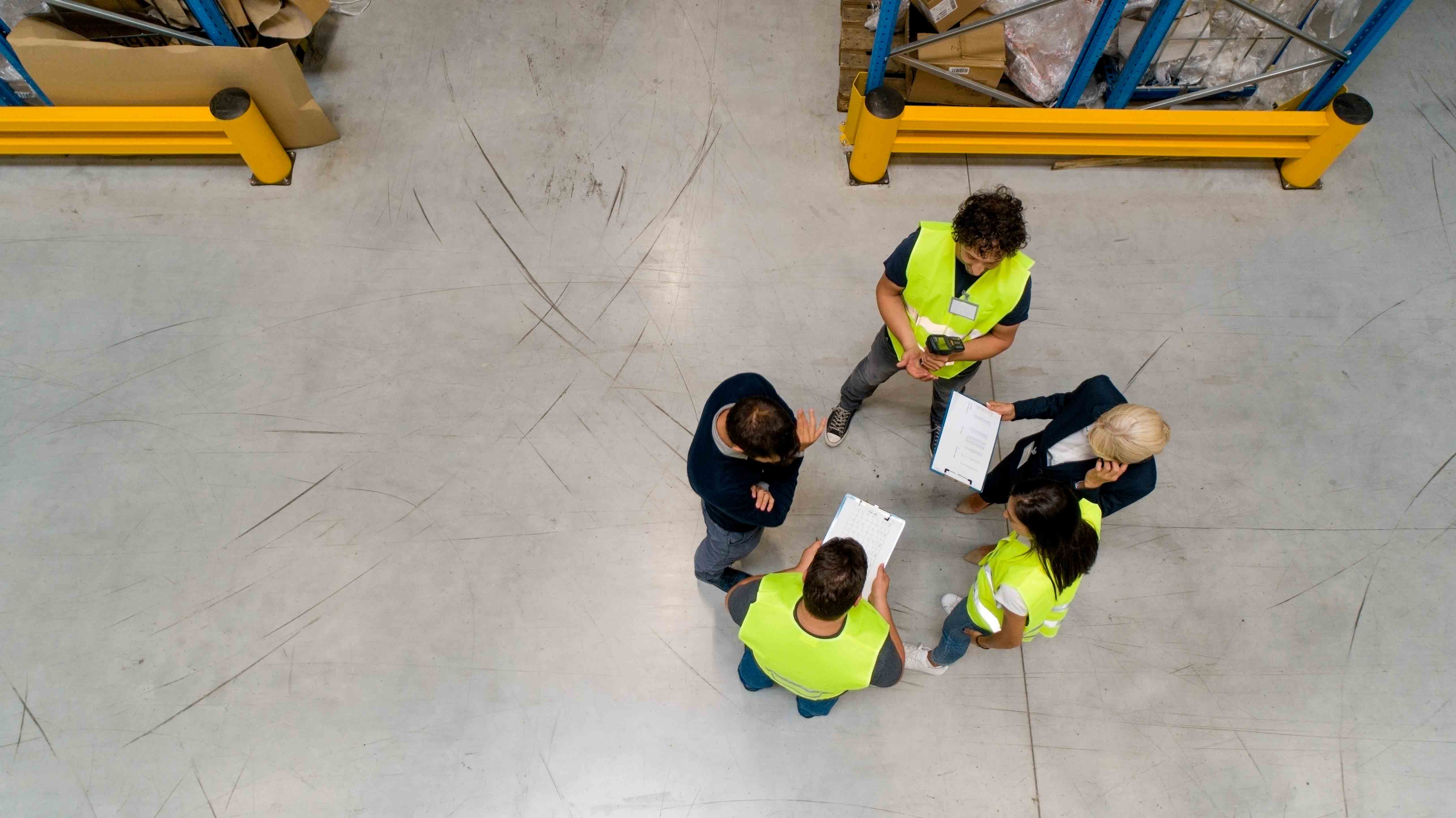 people talking manufacturing