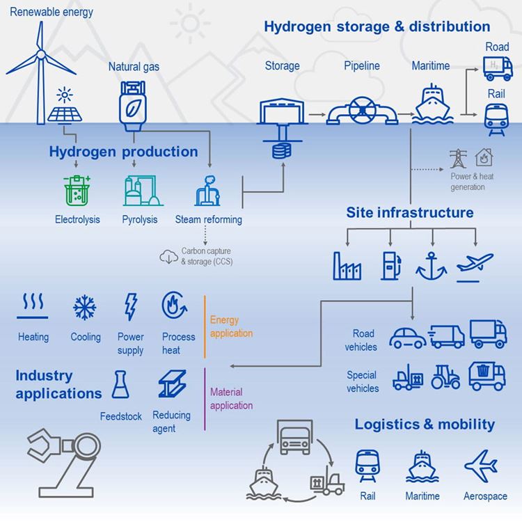 The hydrogen value chain