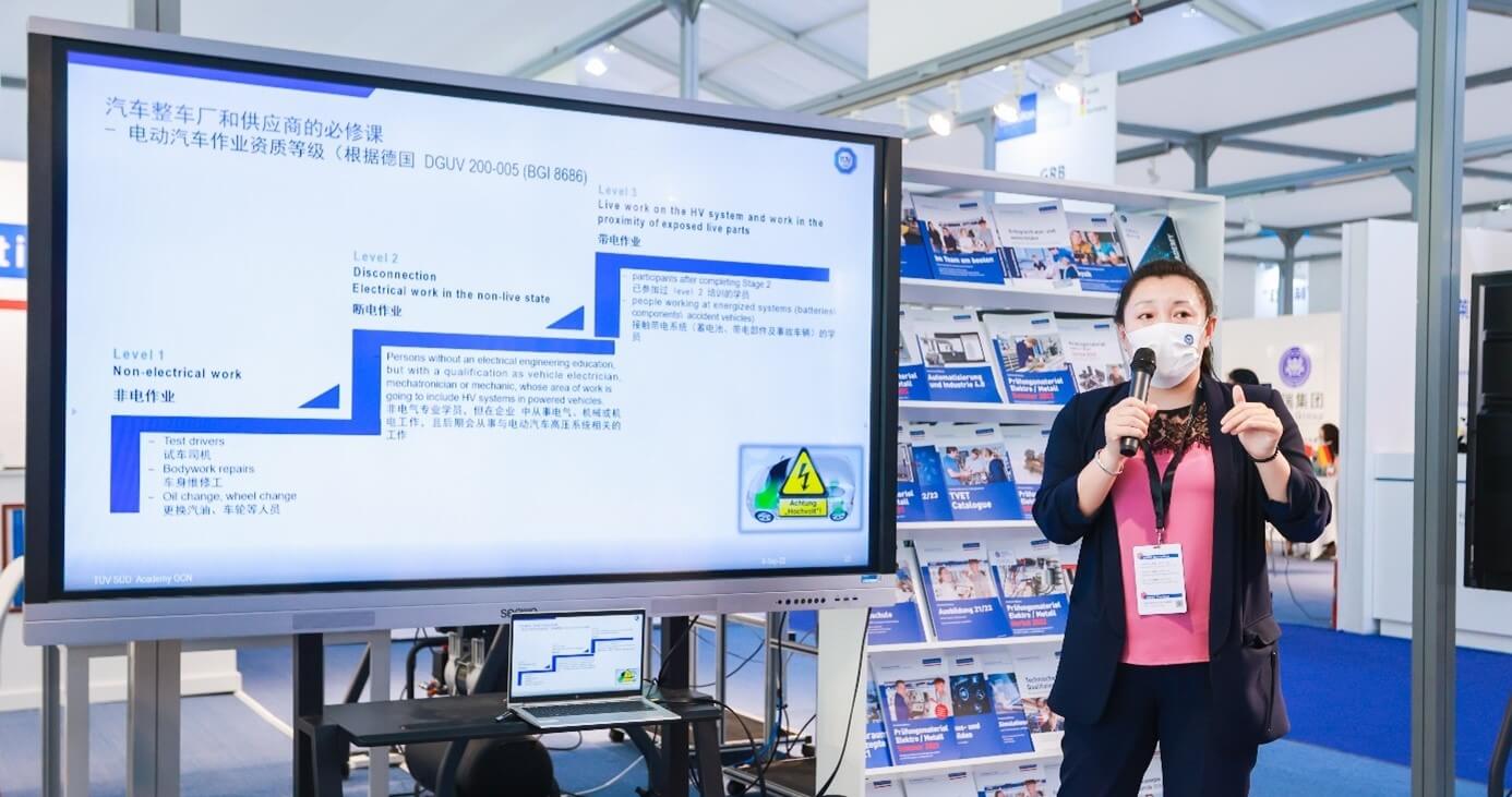 TÜV SÜD expert interpreted requirements for personnel dealing with high voltage electricity related to NEVs