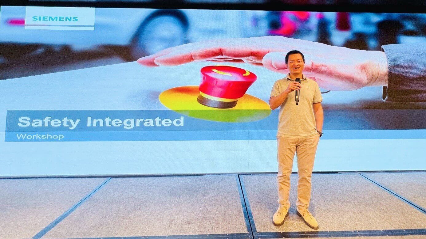 西门子林宏发表演讲