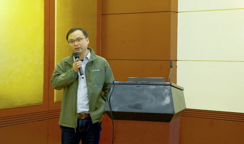 TÜV南德管理服务部信息安全产品经理尹冰先生做介绍