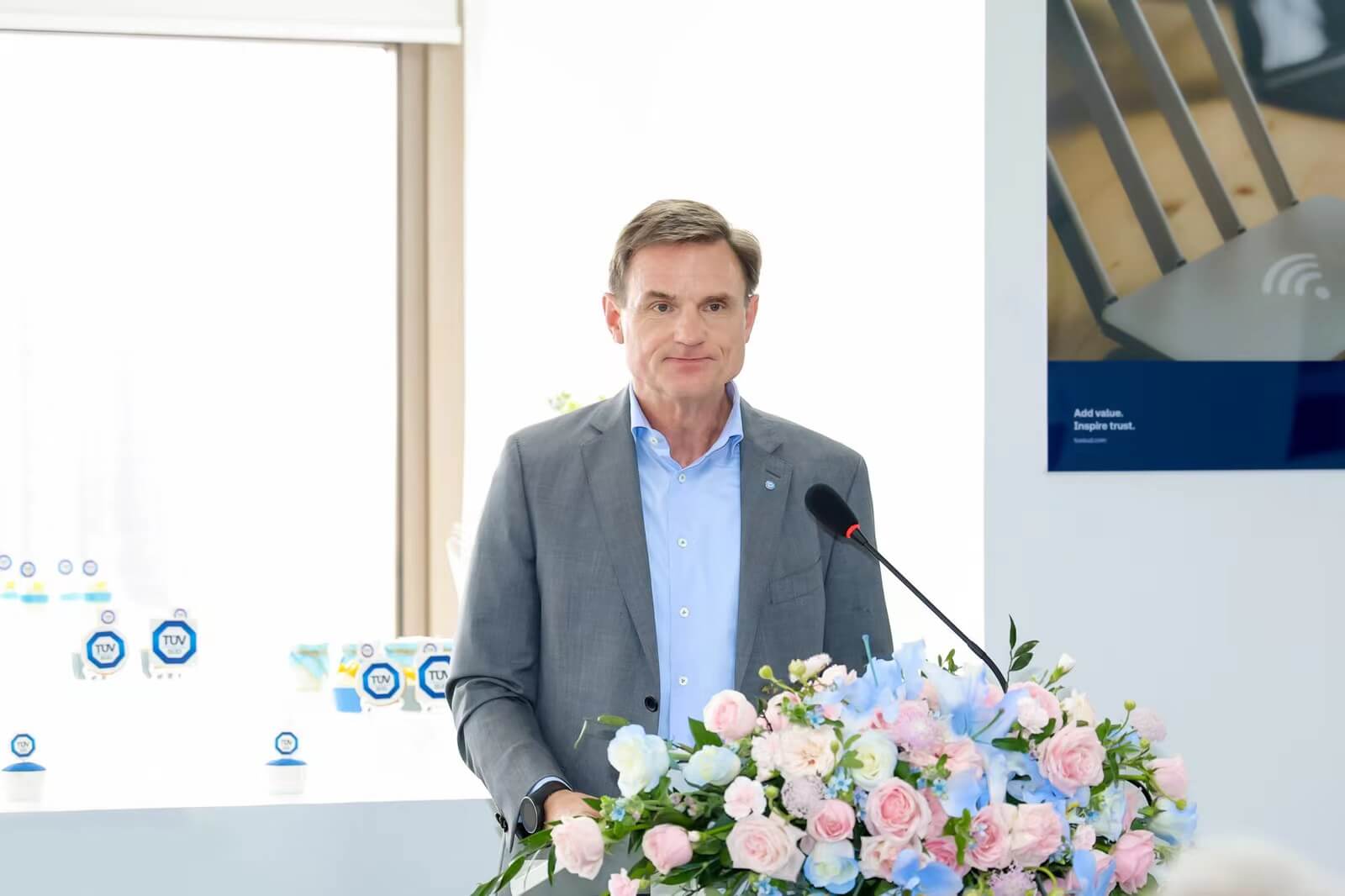 TÜV南德北亚区首席执行官范华德致辞