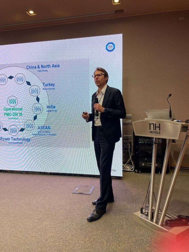 TÜV南德工业服务部全球重大项目管理运营总Stefan Vitz介绍了创新型项目管理体系IS PMO_Ecosystem 2.0