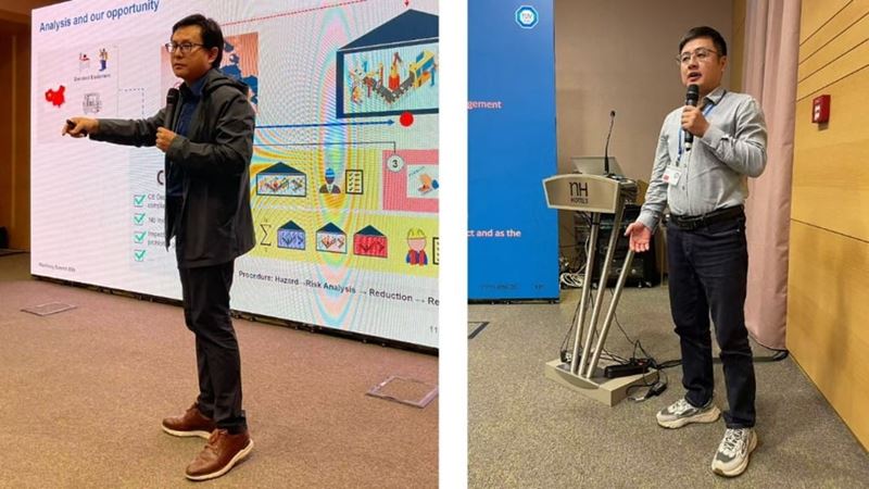 TÜV南德大中华区专家Nevill Lv与Zhang Fei就海外投资建厂的机遇与风险管控进行专题分享