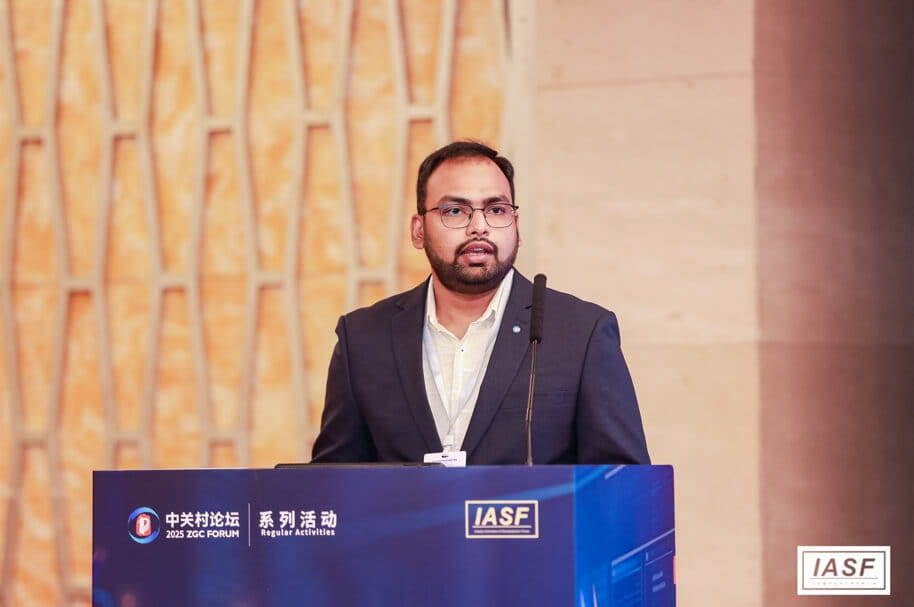 TÜV南德Dr. Thejus Pathmakumar（帕特玛库马尔博士）发表演讲