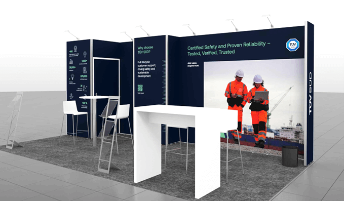 TÜV南德A+A展位效果图(17号馆E27展台)