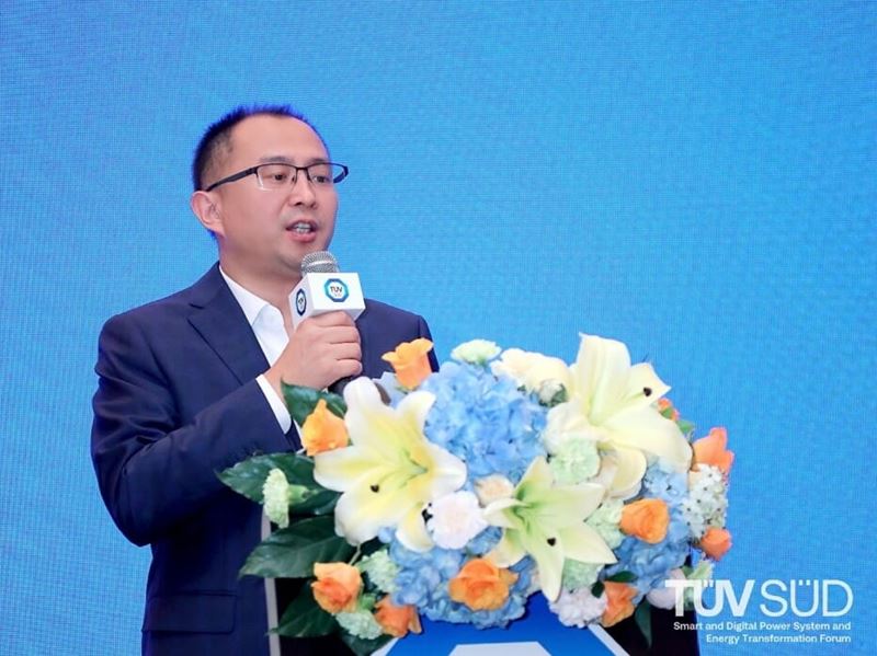 TÜV南德许海亮发表致辞