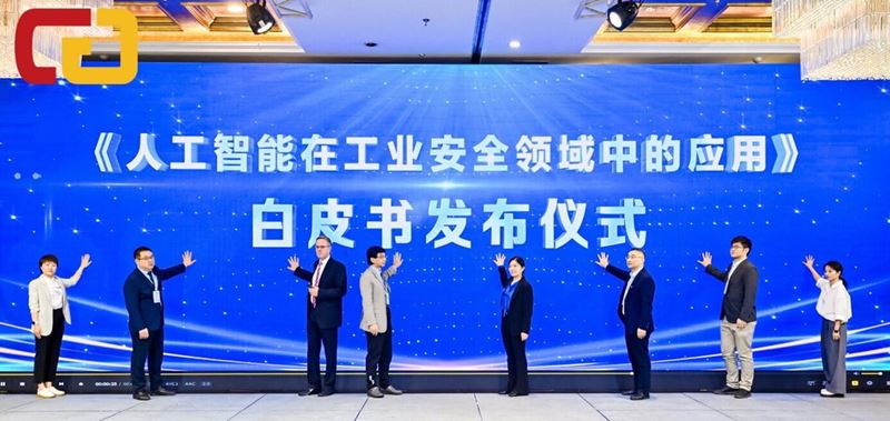 《人工智能在工业安全领域中的应用》白皮书发布仪式(右起二:TÜV南德曹旸)
