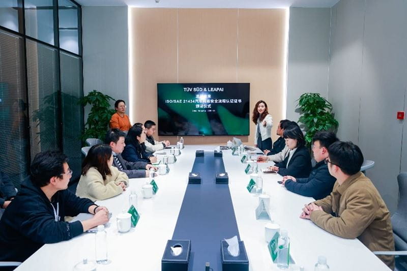 TÜV南德与凌艾未来双方代表项目总结