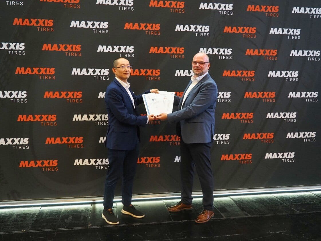 TÜV SÜD Awards TÜV SÜD Premium Tire Mark Certification to MAXXIS VS6 