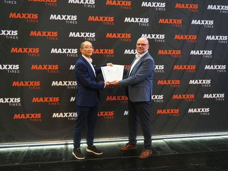 TÜV SÜD Awards TÜV SÜD Premium Tire Mark Certification to MAXXIS VS6
